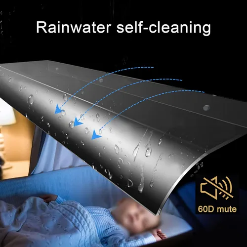 Vista 4 de Toldo invisible para ventana, toldo para puerta delantera, toldo de patio al aire libre, cubierta de policarbonato transparente, toldo de entrada
