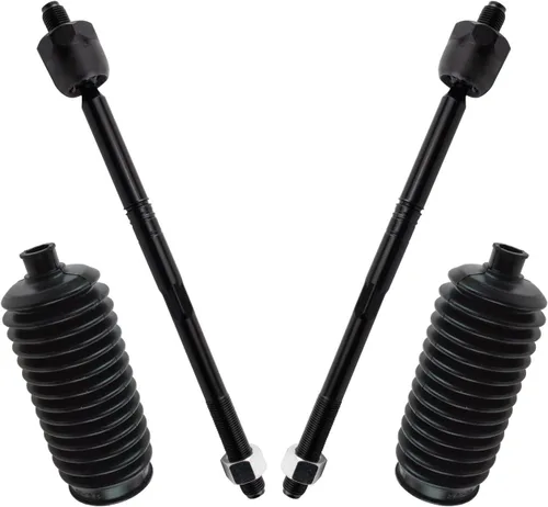Vista 280 de TRQ Kit de dirección delantera con barra de acoplamiento de fuelle de piñón y cremallera compatible con Toyota Echo 2000-2005