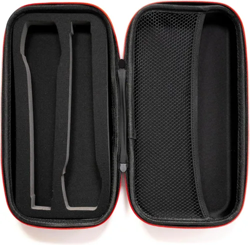 Vista 4 de Fabricko - Funda de viaje para micrófono inalámbrico dual, funda rígida de EVA, protectora, a prueba de golpes, impermeable para exteriores