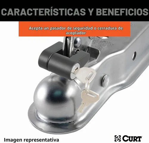 Vista 5 de Curt 25100. Acople con extensión recta