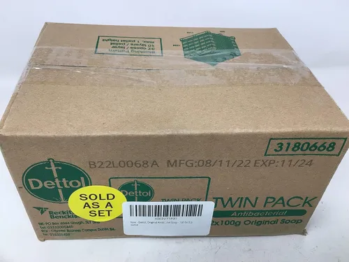 Vista 5 de Dettol, jabón antibacteriano Original - 100 g/3.5 onzas