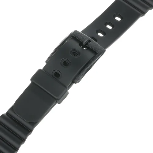 Vista 3 de voguestrap tx1840allstrap 18mm), color negro regular-length Fits Casio y otros deporte Watchband