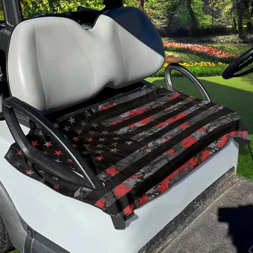 Vista 9 de AFPANQZ Toalla personalizada para cubierta de asiento de carrito de golf, añade tu texto, imagen, logotipo, nombre, protector de asiento de carrito