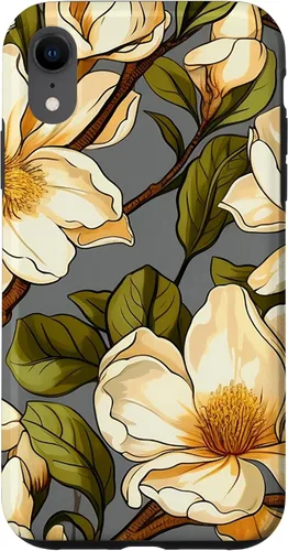Vista 25 de Botanical Garden Magnolia Flower Case for iPhone 17