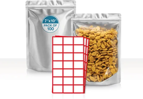 Vista 19 de BELLE KR® Bolsas pequeñas de Mylar de 3 x 5 para dulces liofilizados, paquete de 100 a 4 mil de grosor, bolsas transparentes de Mylar con ventana