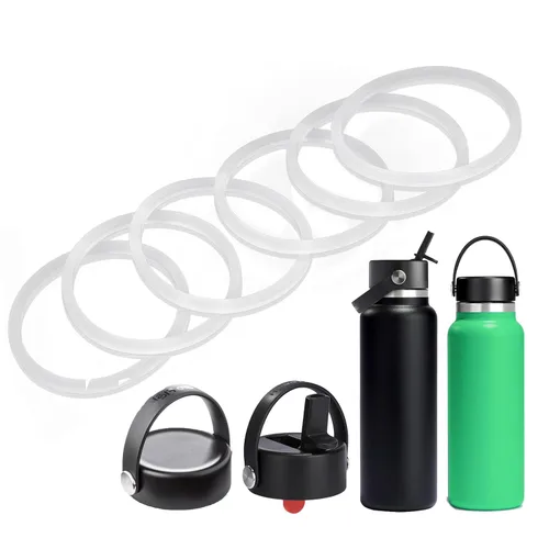 Vista 7 de Greant 6 piezas de juntas tóricas de repuesto para tapa Hydroflask, sello de goma para tapas de café de boca ancha Hydro Flask, junta de tapa