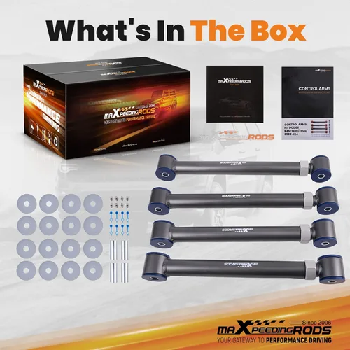 Vista 7 de maXpeedingrods Brazos de control delanteros de 0-6 pulgadas para Dodge Ram 1500 2500 3500 1994-2009, kit de brazo de control ajustable