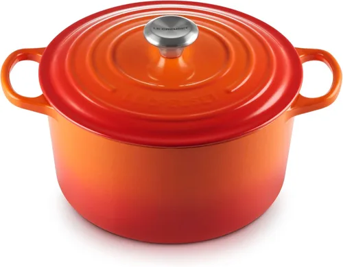 Vista 15 de Le Creuset Horno redondo profundo Signature de hierro fundido esmaltado, 6.5 cuartos de galón., Artichaut