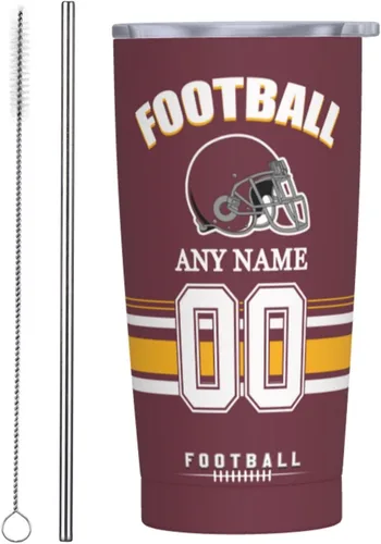 Vista 36 de Vaso Arizona personalizado, vaso con nombre y número personalizados, taza de café de viaje de acero inoxidable que mantiene las bebidas frías
