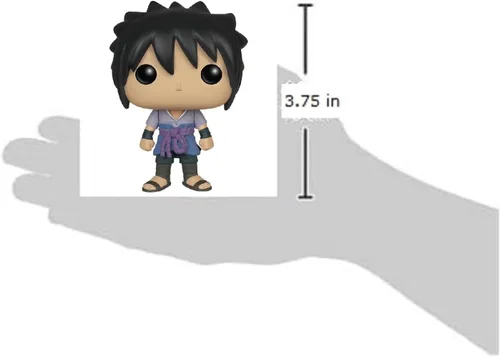 Vista 2 de POP Anime: Naruto Sasuke, figura de acción de Funko