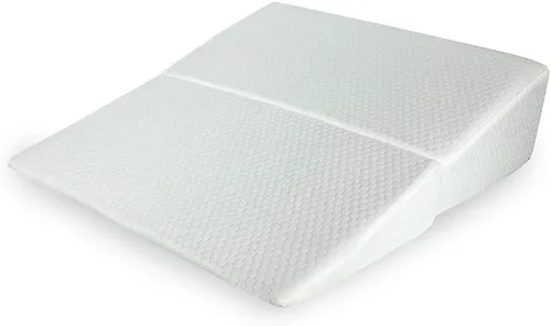 Vista 7 de AMiNA Almohada de cuña de cama – Almohada plegable de cuña de 7 pulgadas para dormir, almohada Gerd, reflujo ácido, apnea del sueño, almohada