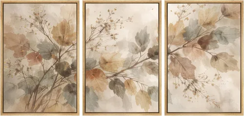 Vista 84 de SIGNWIN Lienzo enmarcado para pared, juego de arte abstracto de serenidad costera, ilustraciones abstractas junto al mar, arte moderno, decorativo