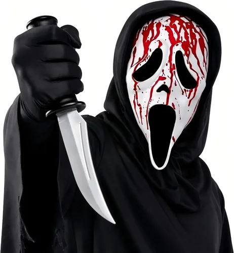 Vista 10 de greenbar Máscaras gritando, máscaras de fantasma, máscaras de Halloween