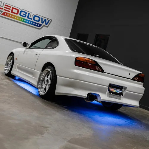 Vista 5 de LEDGlow kit de luces SMD LED para auto, para debajo de la carrocería, color azul