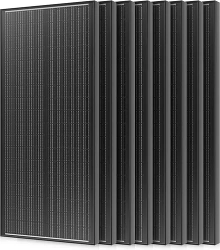 Vista 10 de Panel Solar de 18BB 100 Vatios, Panel Solar N-Type de 12V 100W, Módulos PV Monocristalinos de Alta Eficiencia del 25% para RV, Marino, Techo