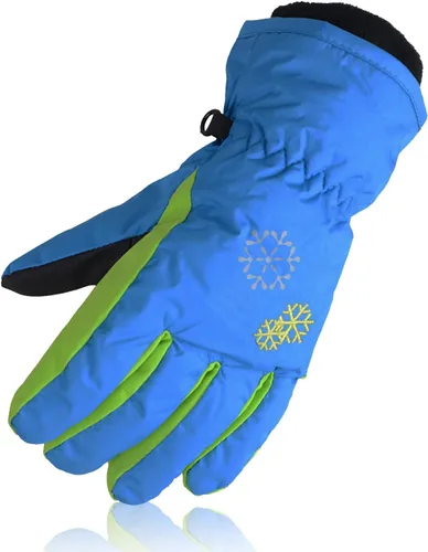 Vista 2 de AMYIPO - Guantes de invierno para niños y niñas, ideales para esquí, nieve, snowboard