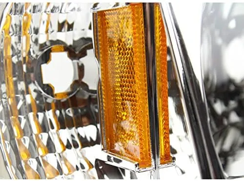 Vista 3 de Faros delanteros LED con esquina+luces de señal de parachoques cromadas compatibles con Jeep Grand Cherokee 1993-1998
