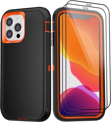 Vista 10 de Funda para iPhone 11 con Clip para Cinturón, Soporte y 2 Protectores de Pantalla, Protección Completa Resistente, Funda a Prueba de Golpes y Caídas