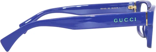 Vista 3 de Gucci GG1141O-002 - Gafas de hombre estrechas azules Azul Patchwork 56mm