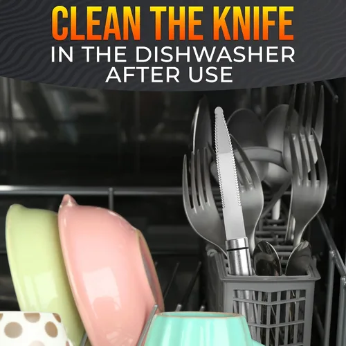 Vista 10 de Cuchillo de toronja con doble hoja dentada curva, cortador y pelador de frutas cítricas de acero inoxidable con mango ergonómico, apto