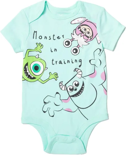 Vista 3 de Disney Pixar Monsters Inc. Sully Boo Mike - Conjunto de 3 piezas para bebé mono y sombrero