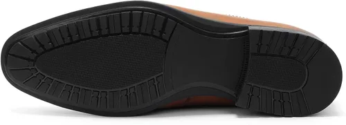 Vista 7 de Men's Slip on Oxford Dress Shoes Classic Handmade Calfskin Manufacturing More Compact, Choose The Right Size to Modify The Foot