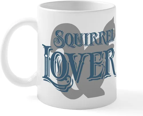 Vista 13 de CafePress Taza navideña de ardilla de 11 oz (11.0 fl oz) taza de café de cerámica