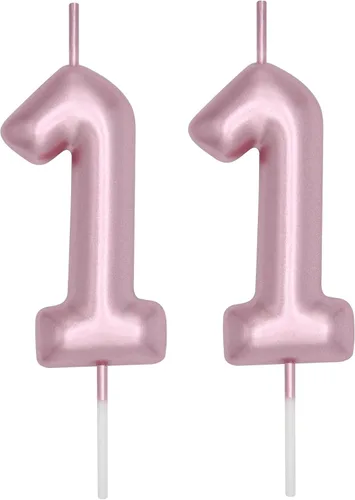 Vista 167 de DERVENTA Vela con números de 2.36 pulgadas, decoración perfecta para cumpleaños, brunch, postre, pastel, 1 pieza (número 0 rosa)
