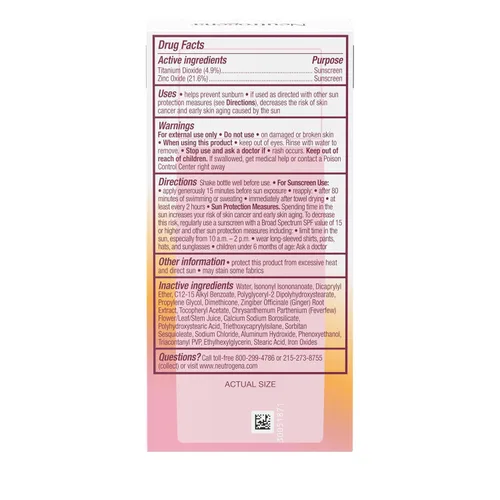 Vista 6 de Neutrogena Purescreen+ - Protector solar mineral invisible de defensa diaria para rostro con SPF 30, protector solar mineral de amplio espectro