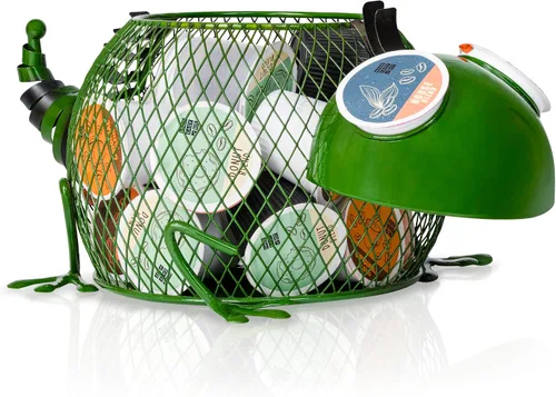 Vista 10 de Made Easy Kit Organizador de cestas de cápsulas de café, decoración útil, compatible con cápsulas Keurig K-Cup, decoración funcional de barra