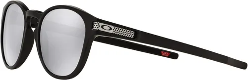 Vista 3 de Oakley Latch lentes de sol redondos, no polarizados, para hombre, negro, 53 mm