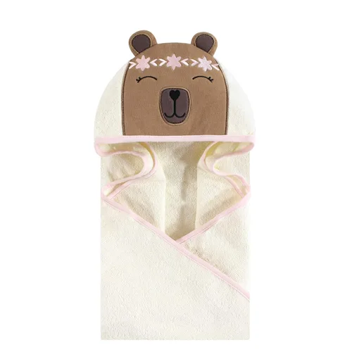 Vista 38 de Hudson Baby Toalla con capucha unisex de algodón con cara de animal para bebé, cocodrilo, talla única