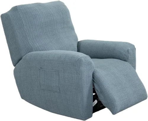 Vista 11 de Eco-Ancheng Fundas reclinables de 4 piezas, fundas para sillas reclinables, fundas elásticas para sofá reclinable, fundas ajustables