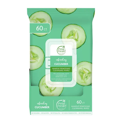 Vista 9 de Petal Fresh Eliminación de maquillaje de árbol de té y menta, toallitas limpiadoras, toallitas faciales suaves, limpieza diaria, vegano y libre