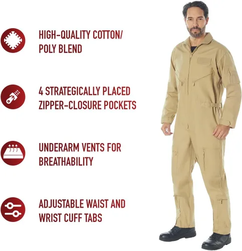 Vista 36 de Rothco - Traje de vuelo para hombre, disfraz de piloto de combate para cosplay