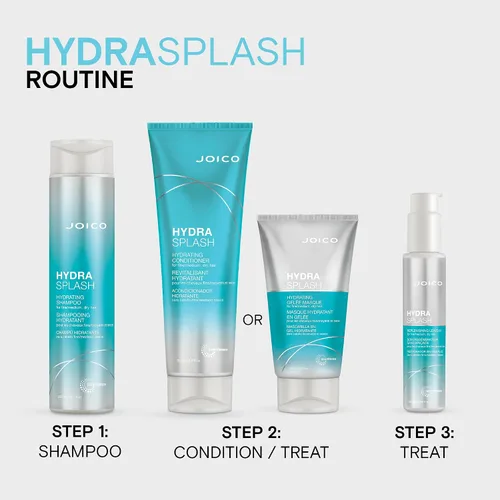 Vista 6 de Joico HydraSplash Hydrating Shampoo For Fine, Medium, Dry Hair Replenish Moisture Add Hydration & Softness With Sea Kelp & Coconut Water