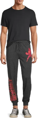 Vista 4 de Disney mens Incredibles - Lion King - Mickey Mouse Soft Cozy Pajama Lounge Pants
