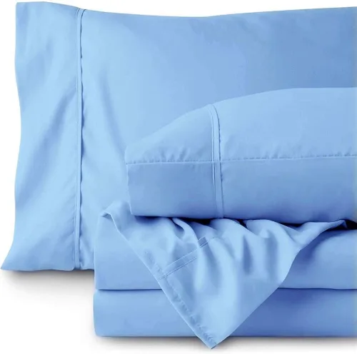Vista 17 de 500TC Hoja de Super Calidad Ropa De Cama fija 100% algodón egipcio 4pc Set 24" pulgadas bolsillo extra profundo