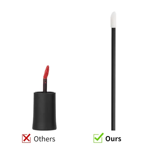 Vista 4 de ChefBee 200 aplicadores de brillo de labios desechables, sin pelusa, cepillo de labios aplicador de lápiz labial, kits de herramientas de belleza