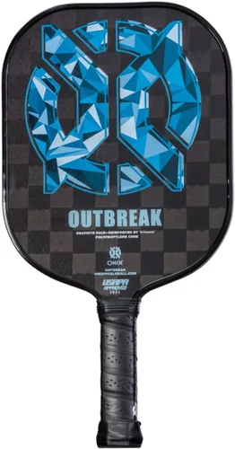 Vista 20 de Onix Outbreak Pickleball Paddle Reinforced by TeXtreme® Technology for Improved Performance and Stronger Play Negro
