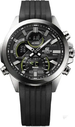 Vista 4 de CASIO Analog ECB-30P-1AEF Black Black