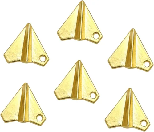 Vista 9 de EXCEART 100 piezas de medallón de oro colgante de aleación colgante colgante de joyería colgante colgante colgante DIY colgantes colgantes vintage