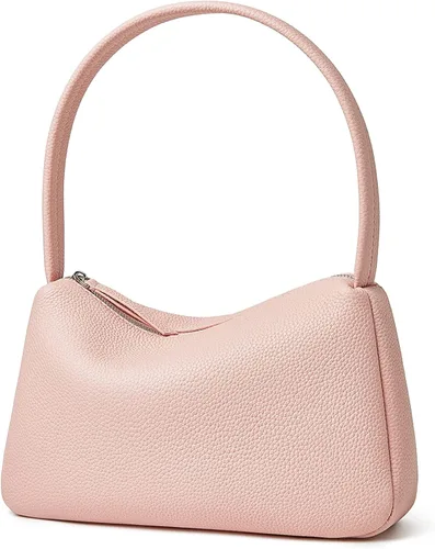 Vista 6 de Daiblueland Bolso pequeño de cuero para mujer, bolso de mano de lujo con cierre de cremallera