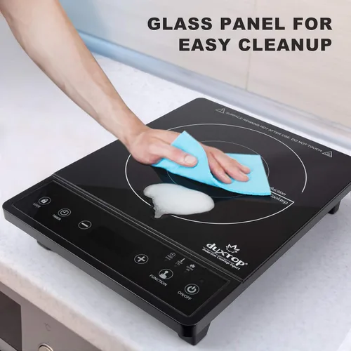Vista 6 de Duxtop - Parrilla de inducción portátil, quemador de encimera, quemador de inducción con temporizador y sensor táctil, 1800W 8500ST E210C2