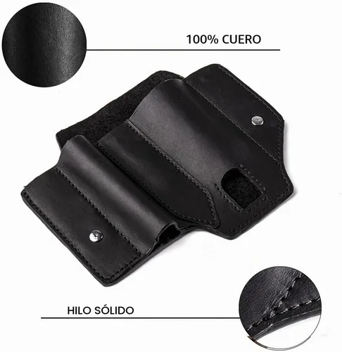 Vista 7 de Gentlestache Funda multiherramienta para cinturón, bolsa multiherramienta, soporte de cinturón de cuero para multiherramienta EDC organizador