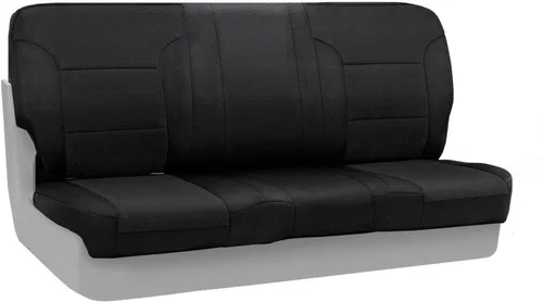 Vista 13 de Coverking Custom Fit Funda para asiento Select Chrysler 200 modelos – spacermesh, Negro/Gris Topo (Black/Taupe Insert)