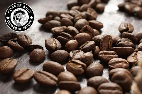 Vista 5 de Koffee Kult Café Brasil tostado medio, 100% café brasileño de origen único, tostado artesanal fresco (grano entero, bolsa de 12 onzas)