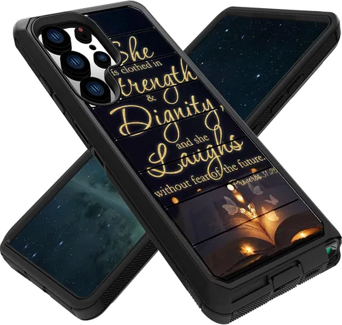 Vista 29 de Diseñada para Galaxy A17 5G de 6.7 pulgadas, resistente, resistente y duradera, a prueba de golpes, híbrida de doble capa, funda protectora de doble