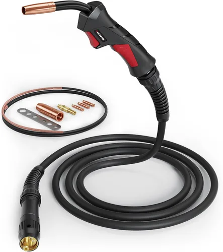 Vista 7 de ARCCAPTAIN MB15 15AK MIG - Antorcha para pistola de soldadura MIG, repuesto para antorcha MB15 MIG, conexión Euro para MIG200, MIG200FIT