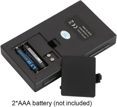 Vista 8 de Mini báscula digital de bolsillo, báscula de bolsillo de precisión con peso de calibración de 3.53 oz, 7.05 oz x 0.00 oz, báscula digital de gramos